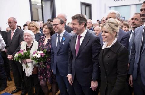 Anthony Borré reçoit l'Ordre National du Mérite