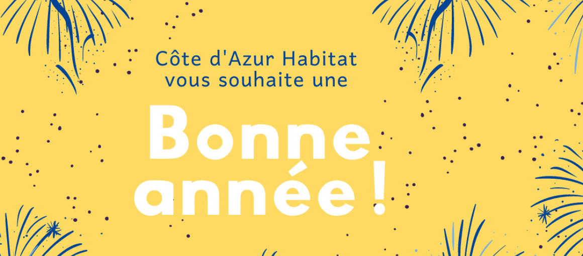 Antony Borré, Président de Côte d'Azur Habitat, vous souhaite une bonne année 2022 !