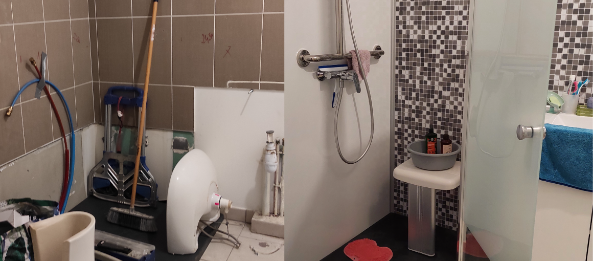 Travaux d'aménagement de salles de bain