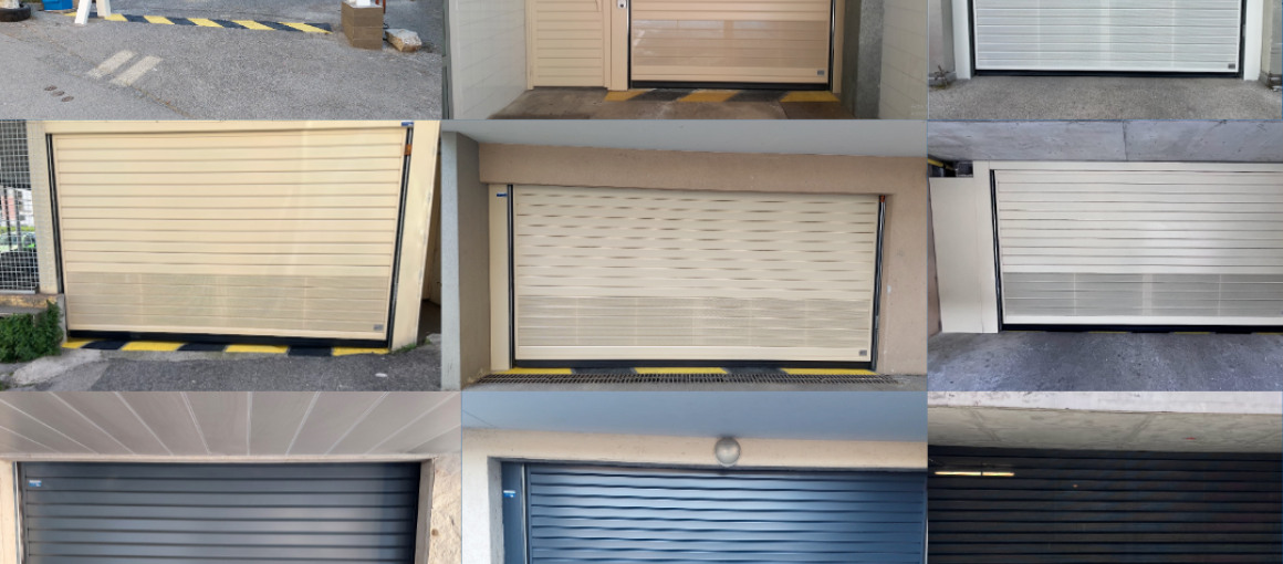 9 portes de garage et barrières remplacées en 2025