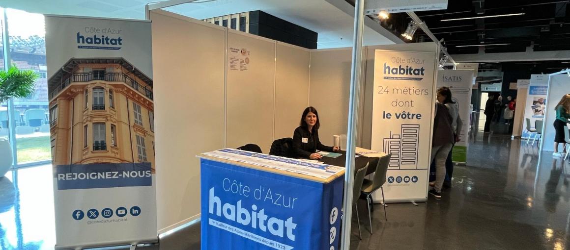 🏟️ Côte d'Azur Habitat au Forum de l'Emploi de l'OGC Nice ! ⚽